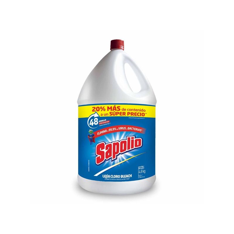 SAPOLIO - Lejía Sapolio Original Galón 4.8 Kg