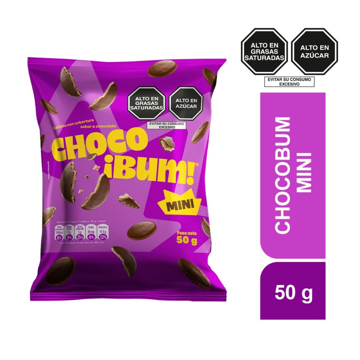 CHOCOBUM - Galleta Chocobum Mini Bolsa 50 g