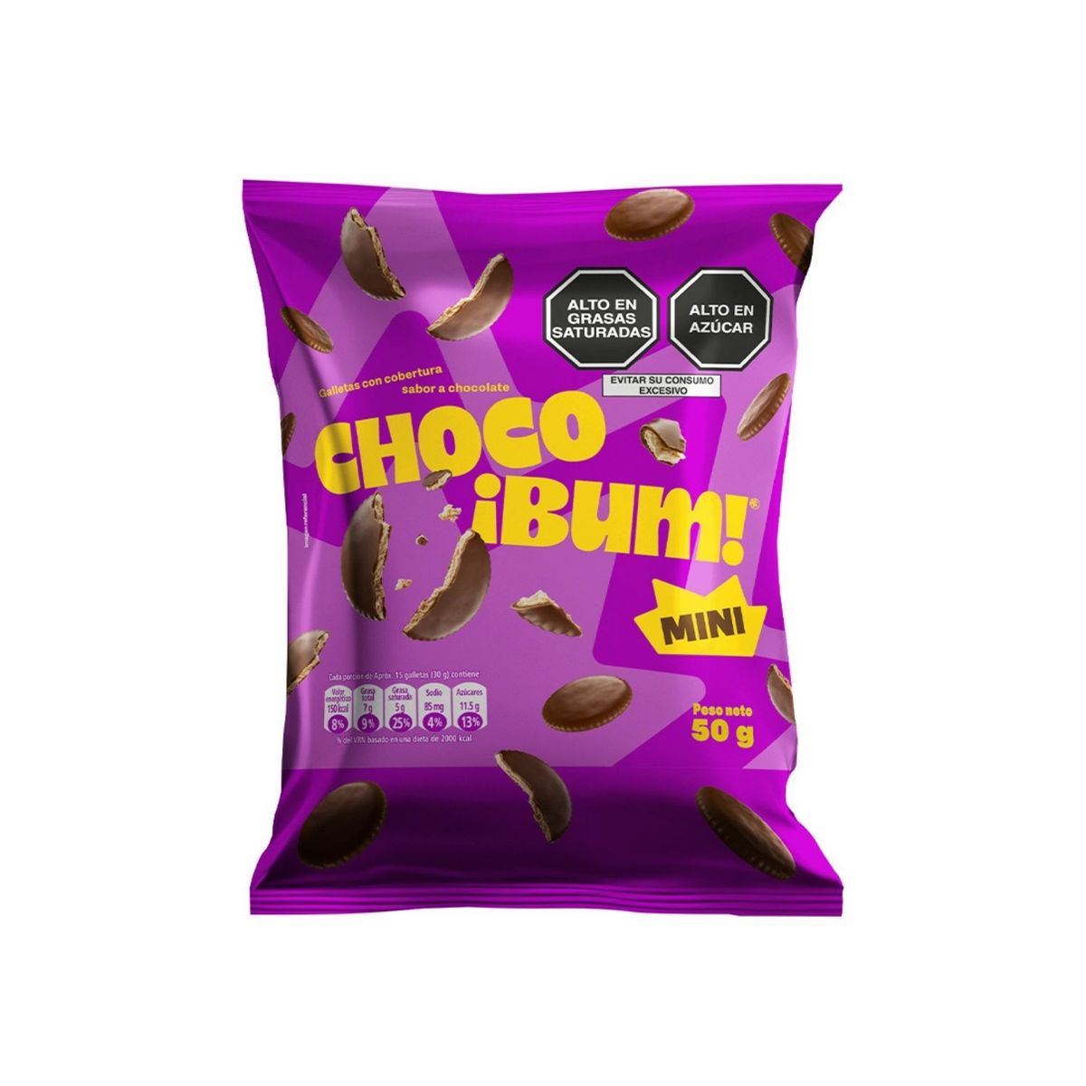 CHOCOBUM - Galleta Chocobum Mini Bolsa 50 g