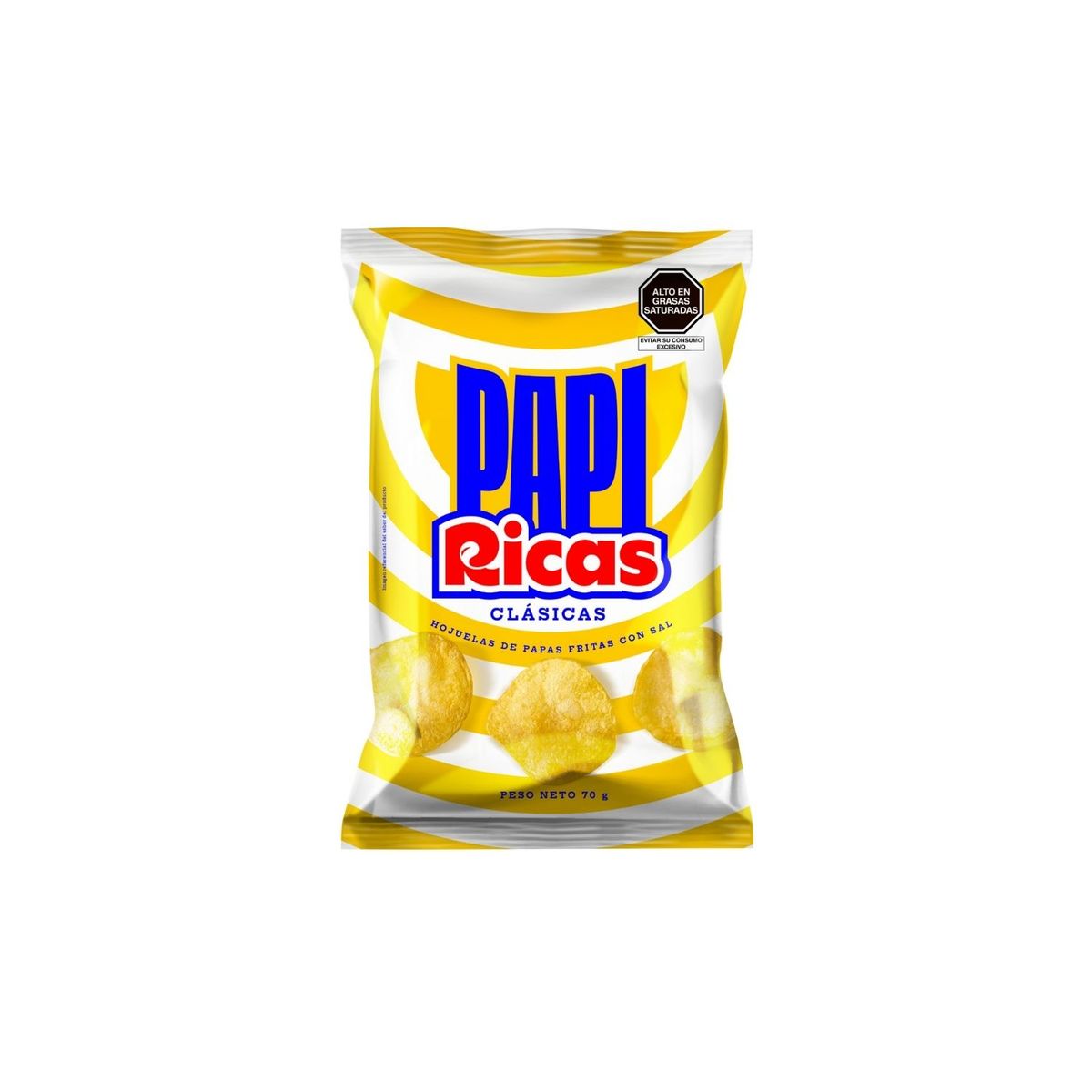 PAPI RICAS - Papas Papi Ricas Natural Bolsa 70 g