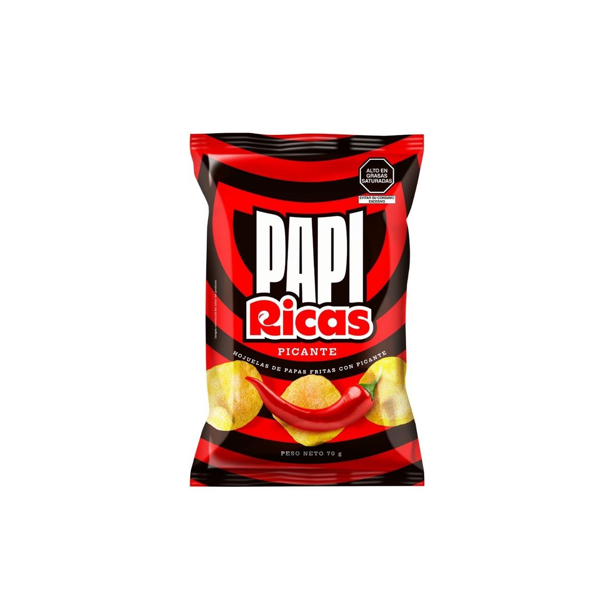 PAPI RICAS - Papas Papi Ricas Picante Bolsa 70 g