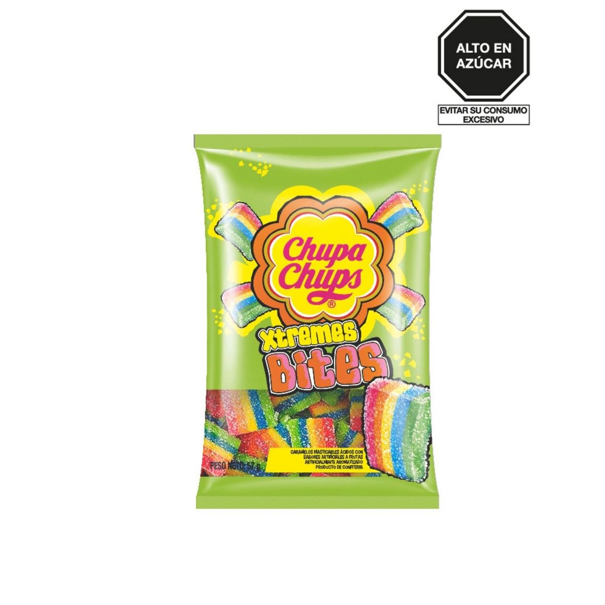 CHUPA CHUPS - Gomitas Ácidas Chupa Chups Xtremes Bites Empaque 57 g