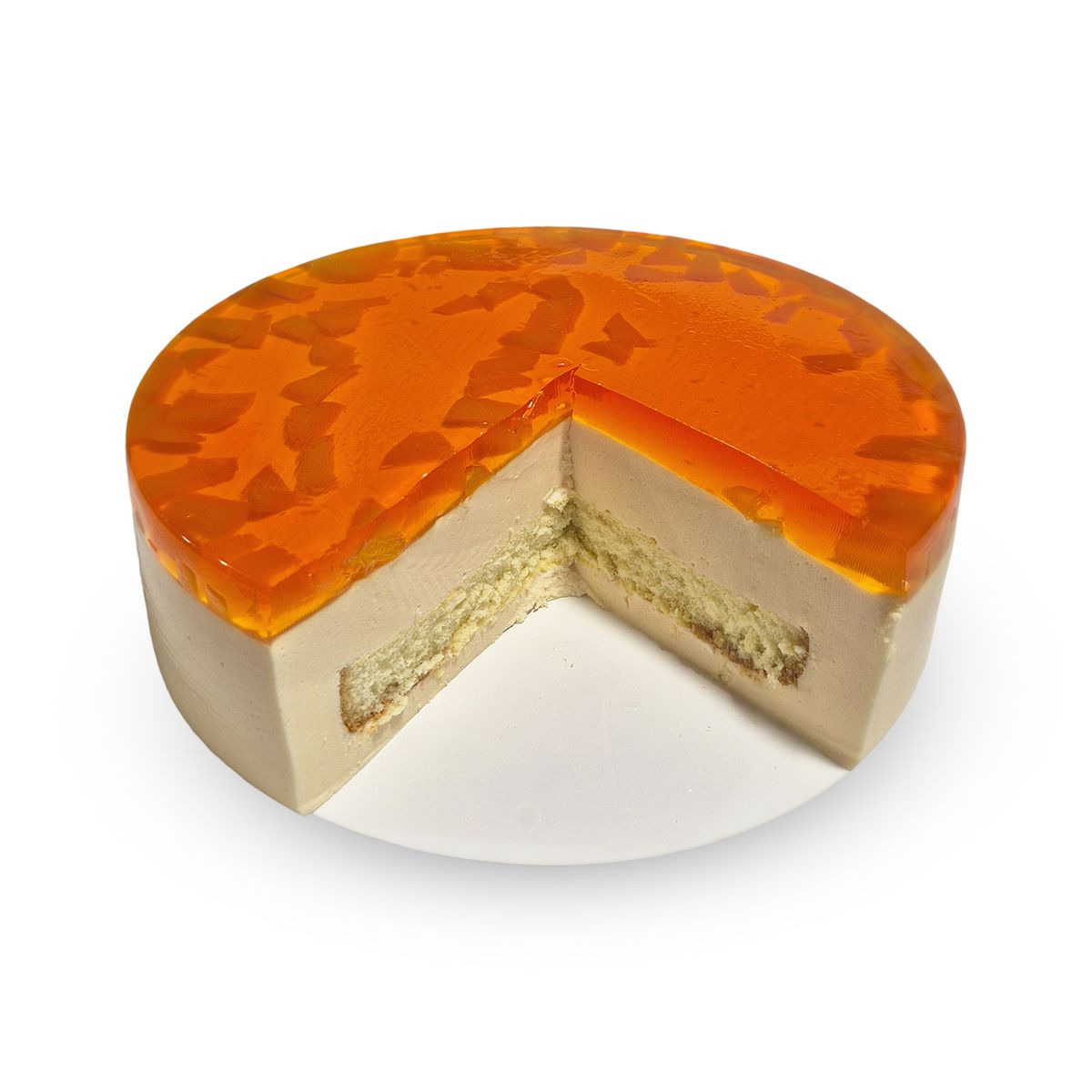 TOTTUS - Torta Helada Mediana Sabor Durazno