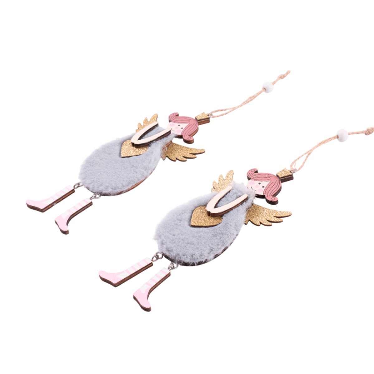 CASA JOVEN - SET X 2 ANGELES PASTEL TELA