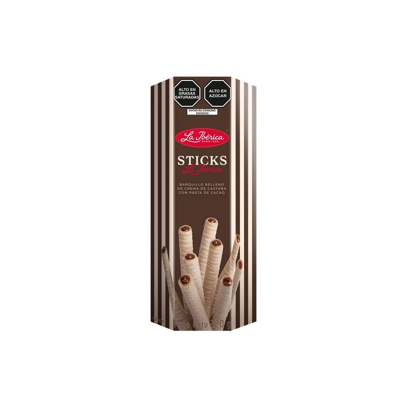 LA IBERICA - Barquillo La Iberica Crema de Castaña Empaque 220 g