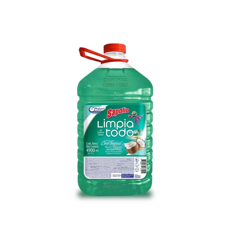 SAPOLIO - Limpiatodo Sapolio Coco Tropical Envase 4900 mL