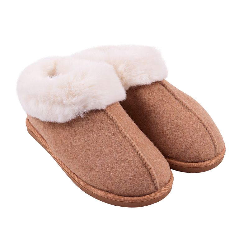 Peluche Botas Pantuflas Tottus Pantuflas Clasicas Mujer Redwood