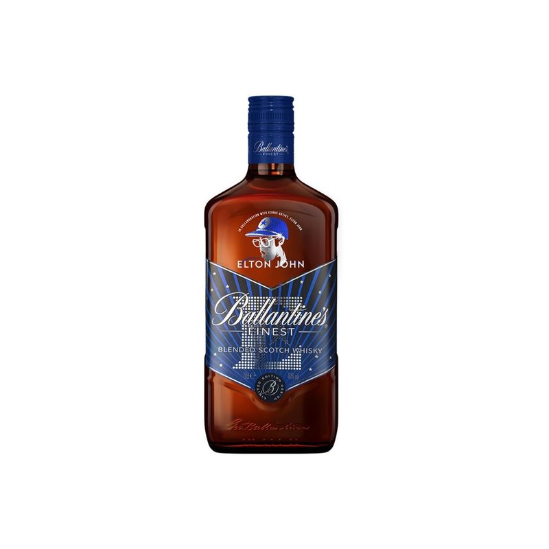 BALLANTINES - Whisky Ballantines True Music Elton Jhon Botella 700 mL
