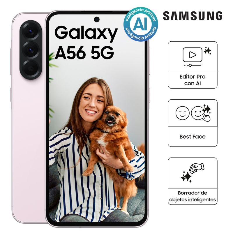 Samsung - Smartphone Samsung Galaxy A56 5G 256Gb Light Pink