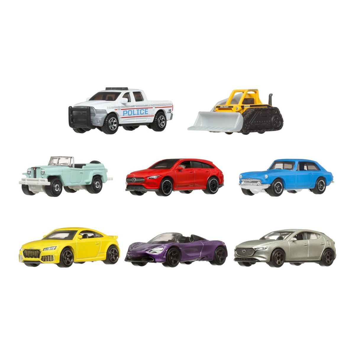 MATCH BOX - Auto Básico Matchbox Pack x8 Surtido