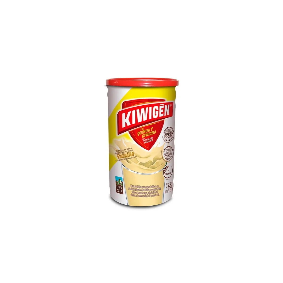 KIWIGEN - Fortificante Instantáneo Kiwigen Sabor Vainilla Envase 380 g
