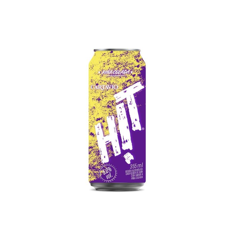 CARTAVIO HIT - Bebida RTD Cartavio Hit Piña Colada Lata 355 mL