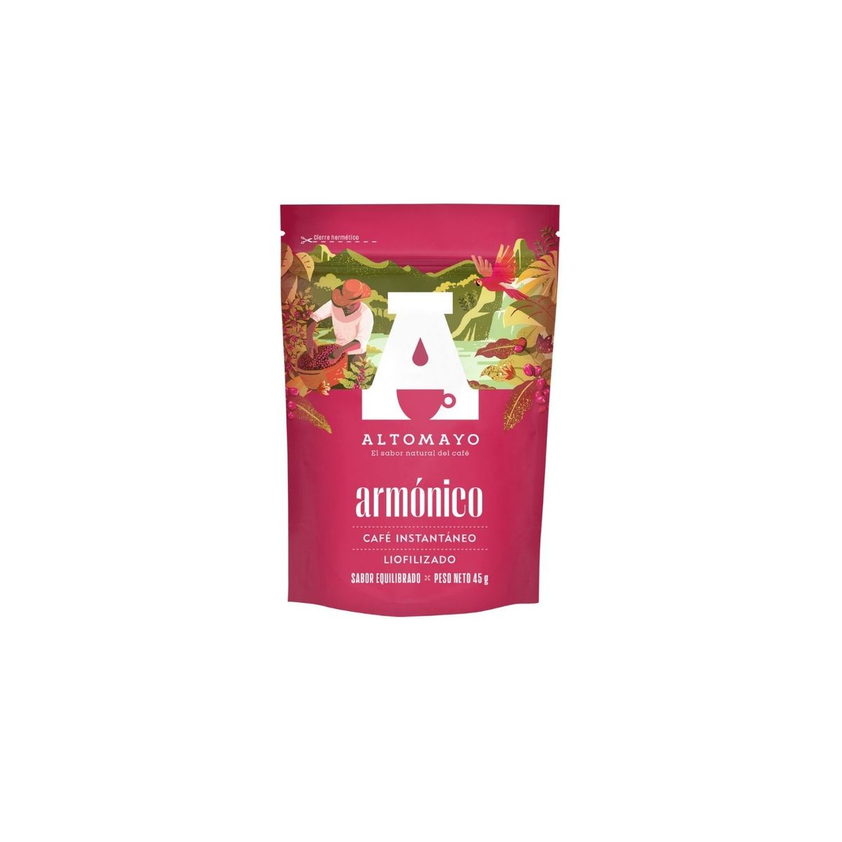 ALTOMAYO - Café Instatáneo Altomayo Armonico Doypack 45 g