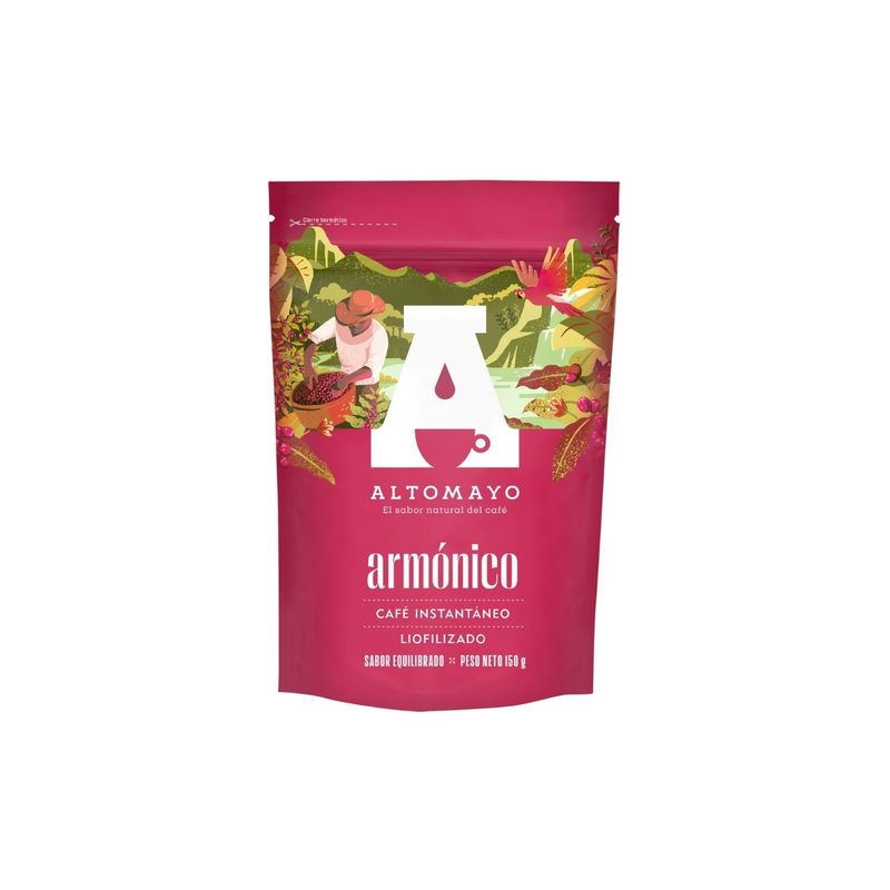 ALTOMAYO - Café Instatáneo Altomayo Armonico Doypack 150 g