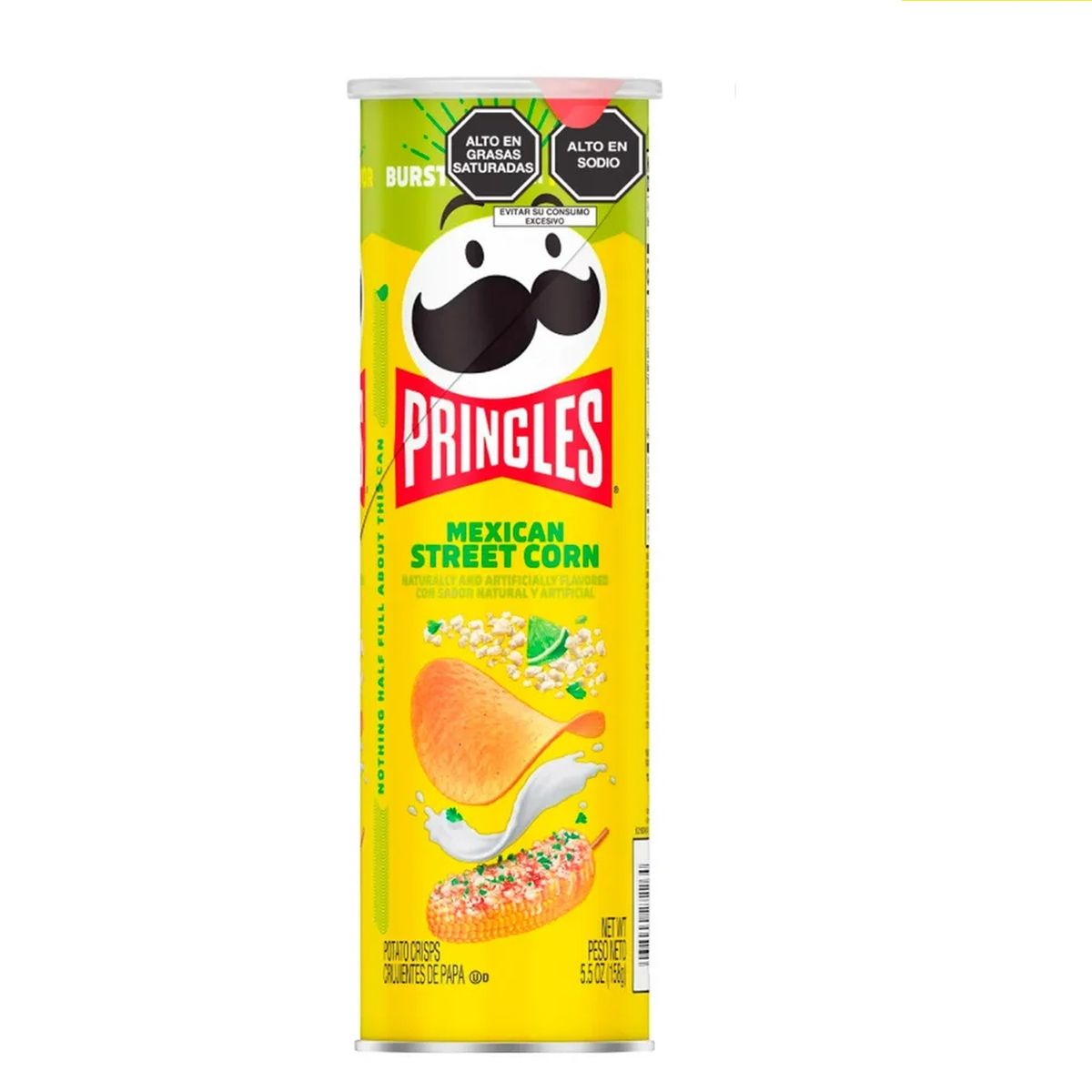 PRINGLES - Papas Pringles Elote Mexicano Envase 158 g