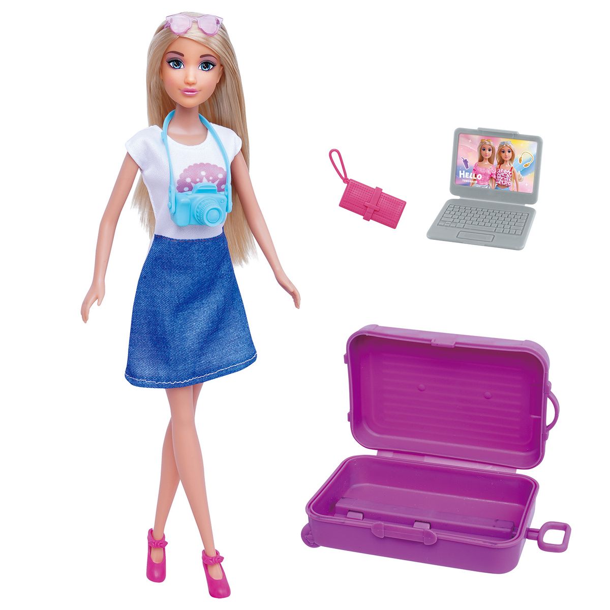 KIDS N PLAY - Muñeca Fashion Viajera