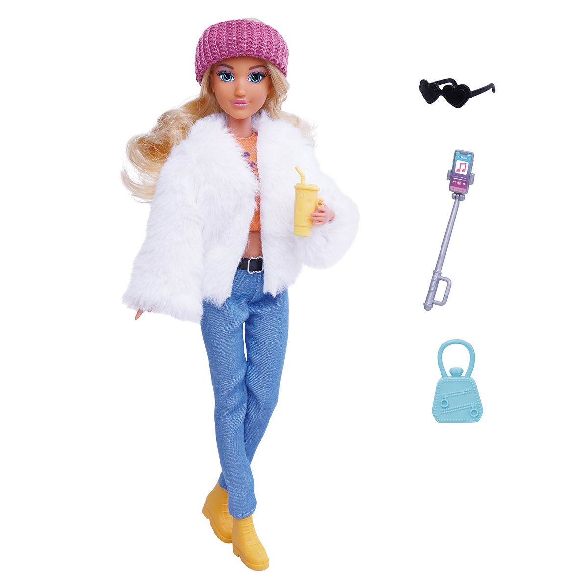 KIDS N PLAY - Muñeca Fashion Chic Abrigo