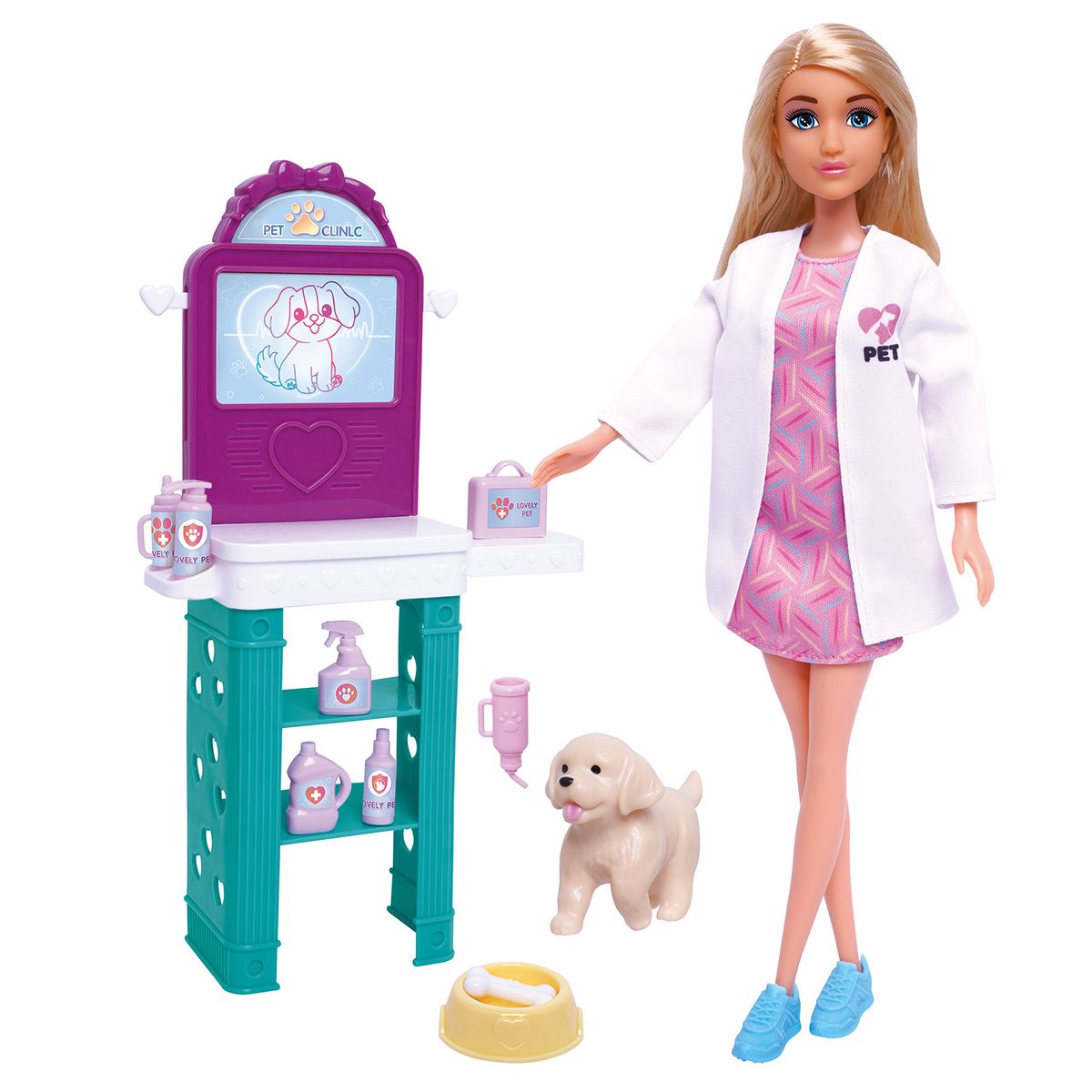 KIDS N PLAY - Muñeca Fashion Veterinaria