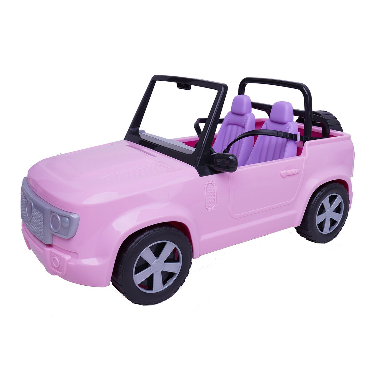 KIDS N PLAY - Camioneta Safari Rosado Muñeca Fashion