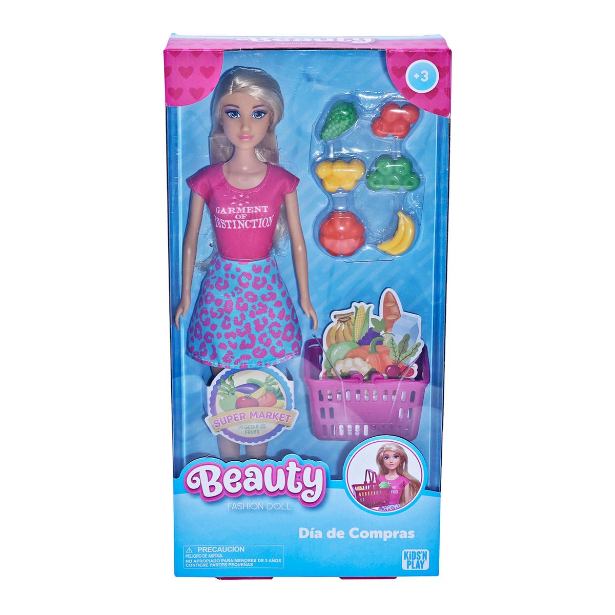 KIDS N PLAY - Muñeca Fashion Supermercado