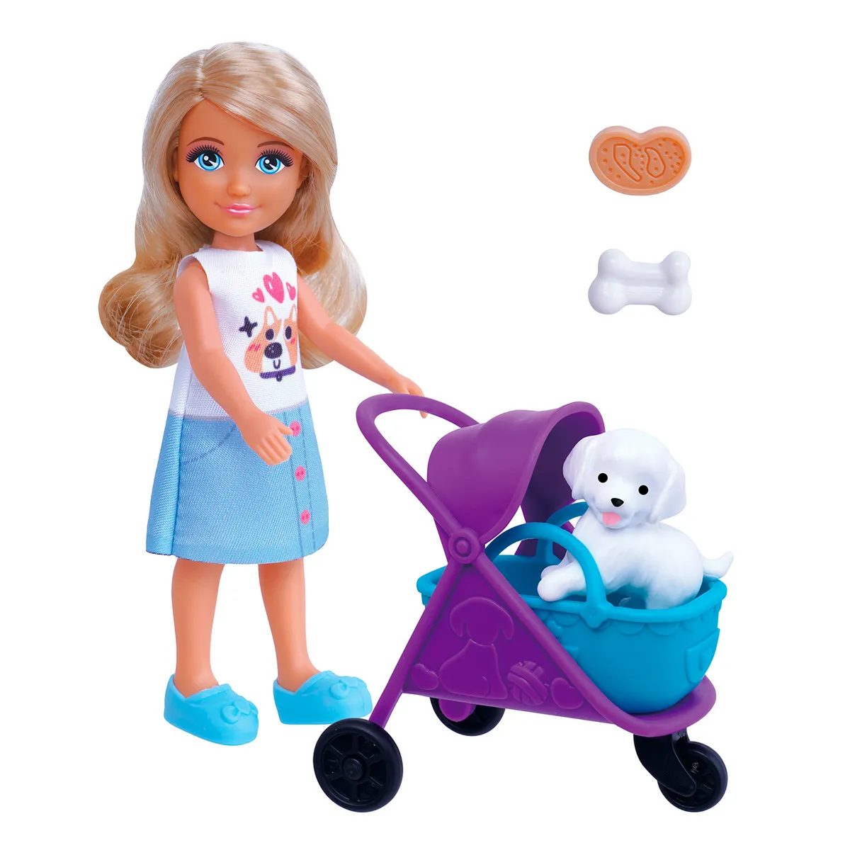 KIDS N PLAY - Mini Fashion Doll Coche