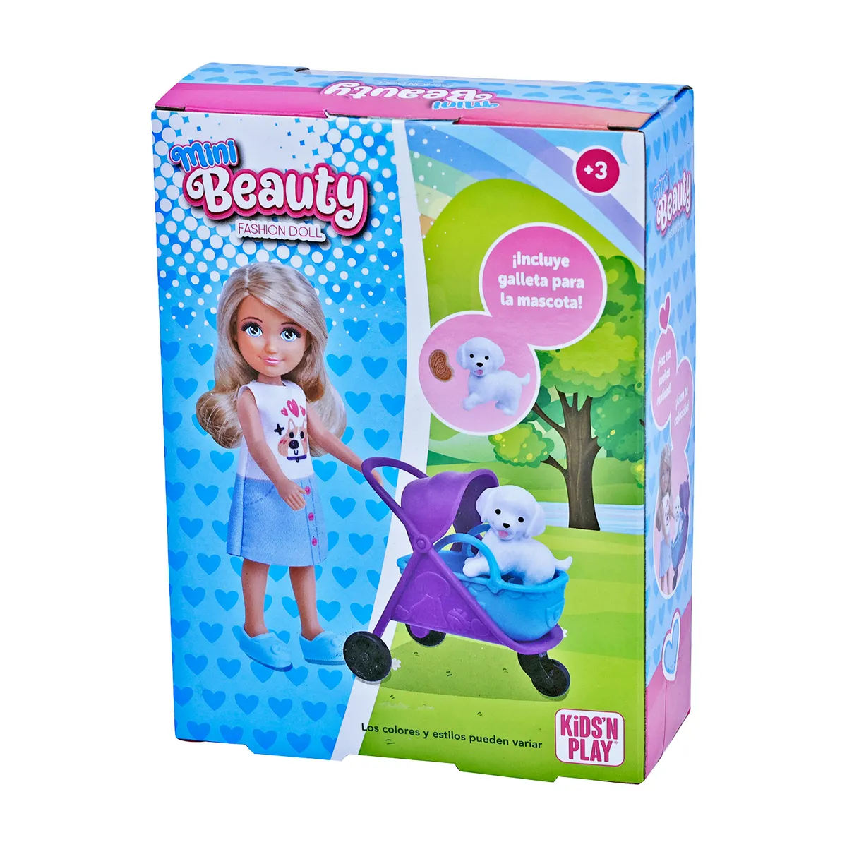 KIDS N PLAY - Mini Fashion Doll Coche