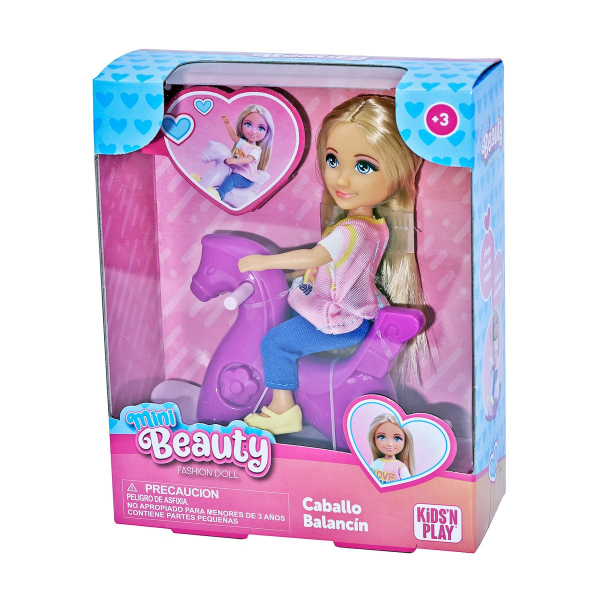 KIDS N PLAY - Mini Fashion Doll Pony Mecedora