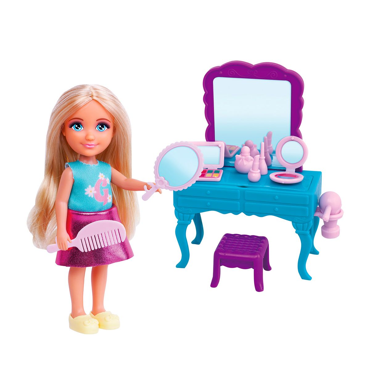 KIDS N PLAY - Mini Fashion Doll Tocador