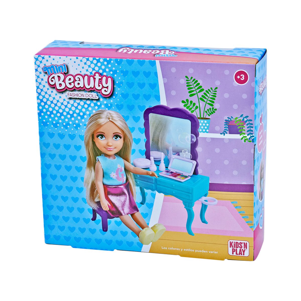 KIDS N PLAY - Mini Fashion Doll Tocador