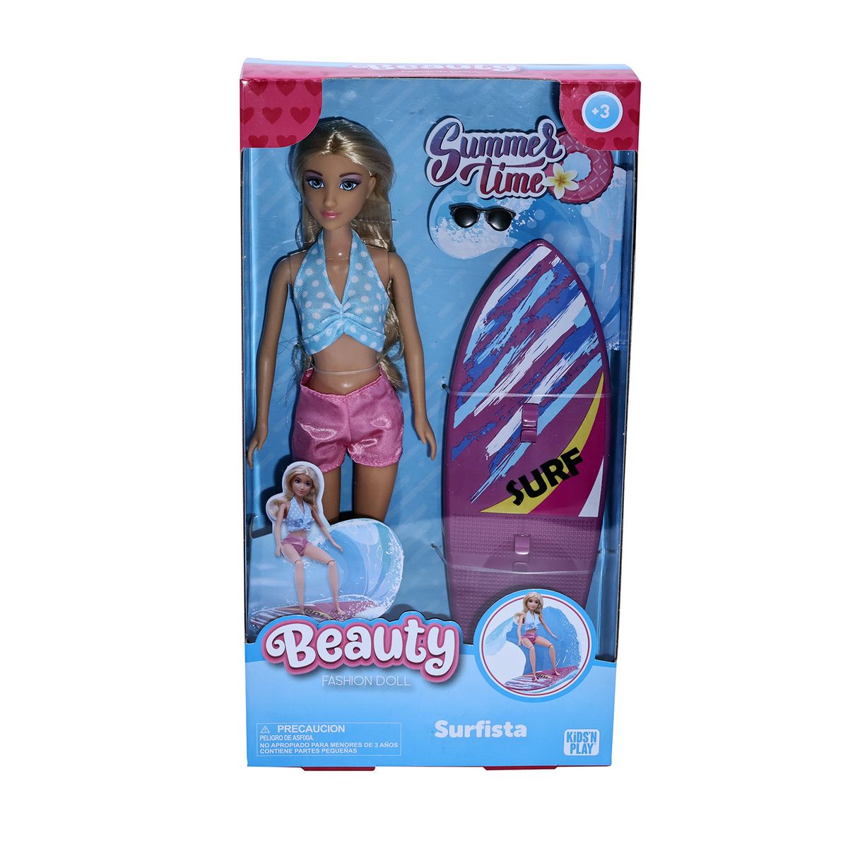 KIDS N PLAY - Muñeca Fashion Surfer