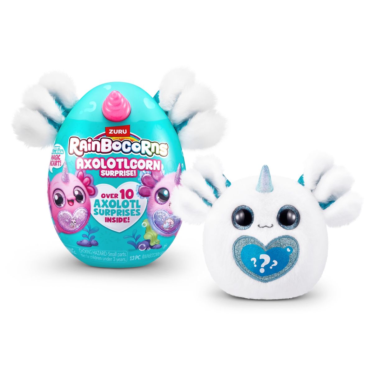 RAINBOCORNS - Peluche Ajolote Sorpresa Rainbocorns