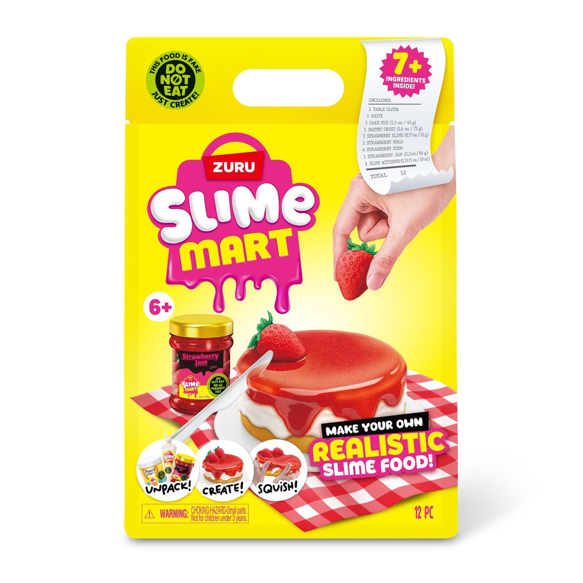 SLIME - Set de Juego Cheesecake Fresa Slime Mart