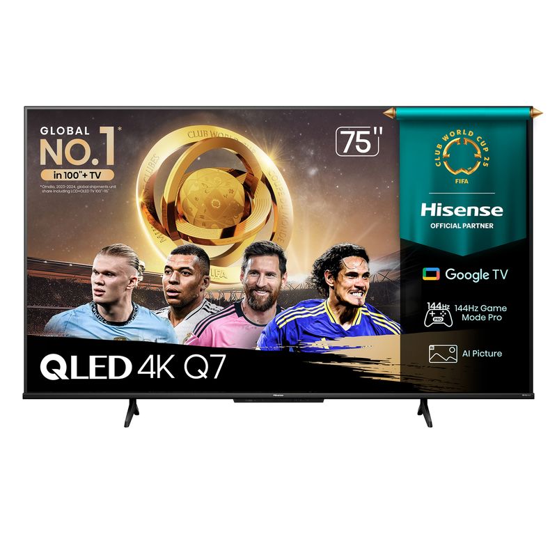 HISENSE - Televisor Hisense 75'' QLED 4K