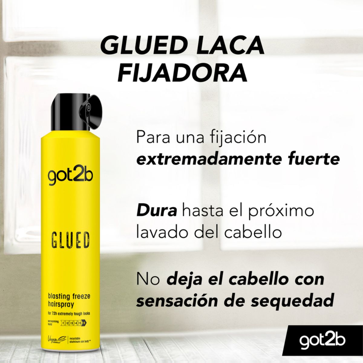 GOT2B - Laca para cabello Glued Got2b Envase 300 mL
