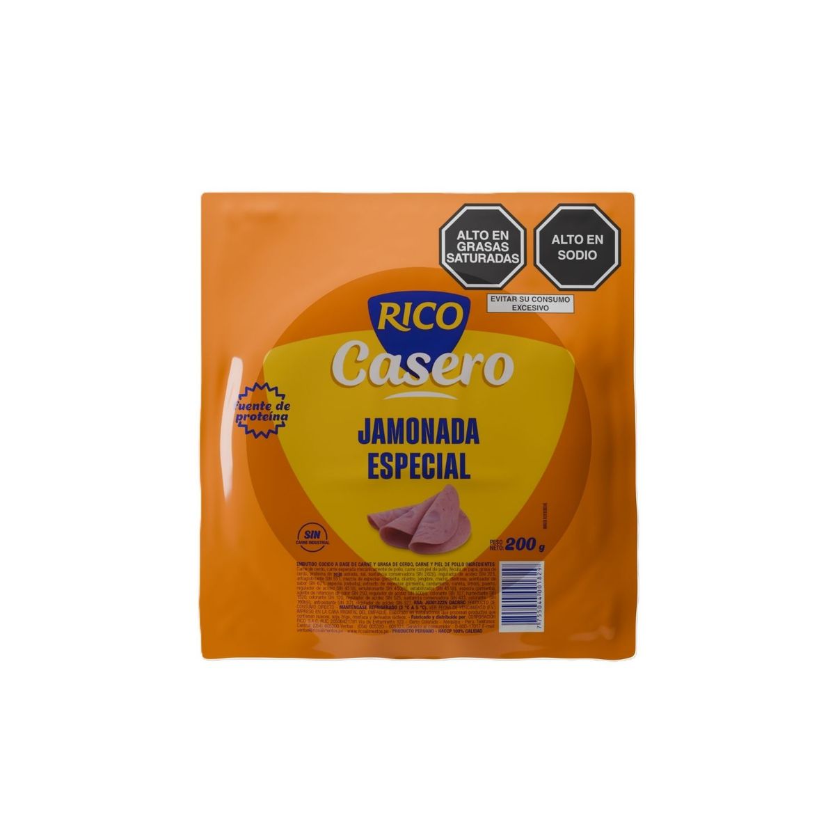 RICO CASERO - Jamonada Rico Casero Empaque 200 g