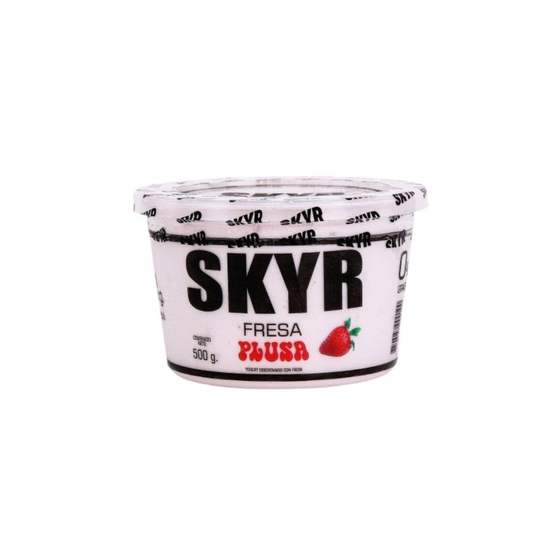 PLUSA - Yogurt Plusa Skyr Fresa Envase 500 g