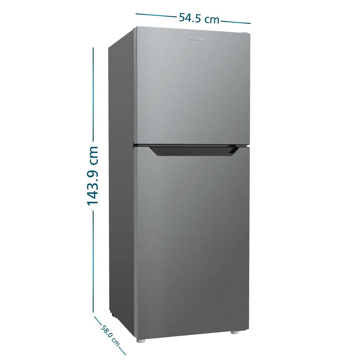 MABE - Refrigeradora No Frost 196 L Netos Inox Mabe RMN220PVPRX0