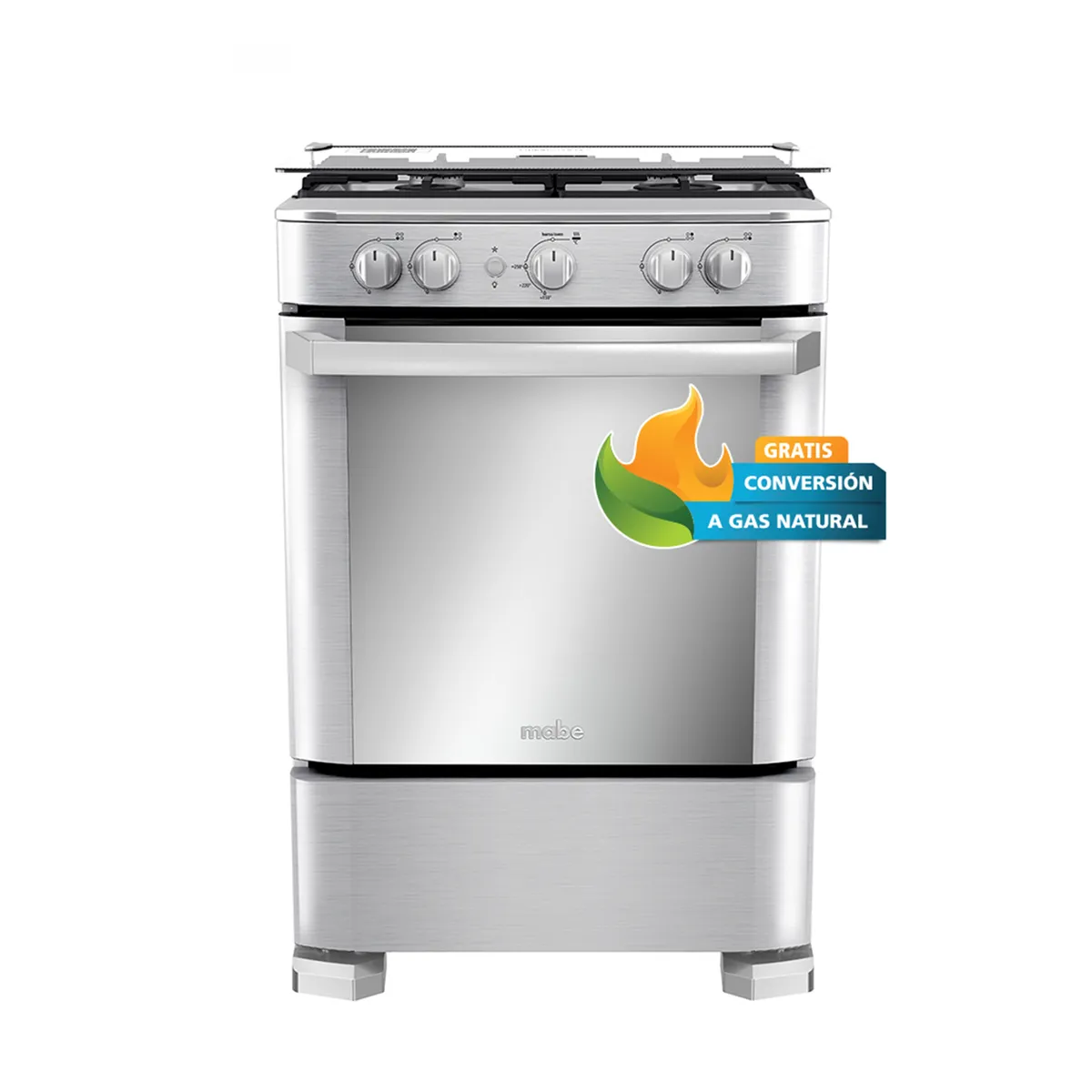 MABE - Cocina a Gas Mabe CMP6030FX1 60cm Inox