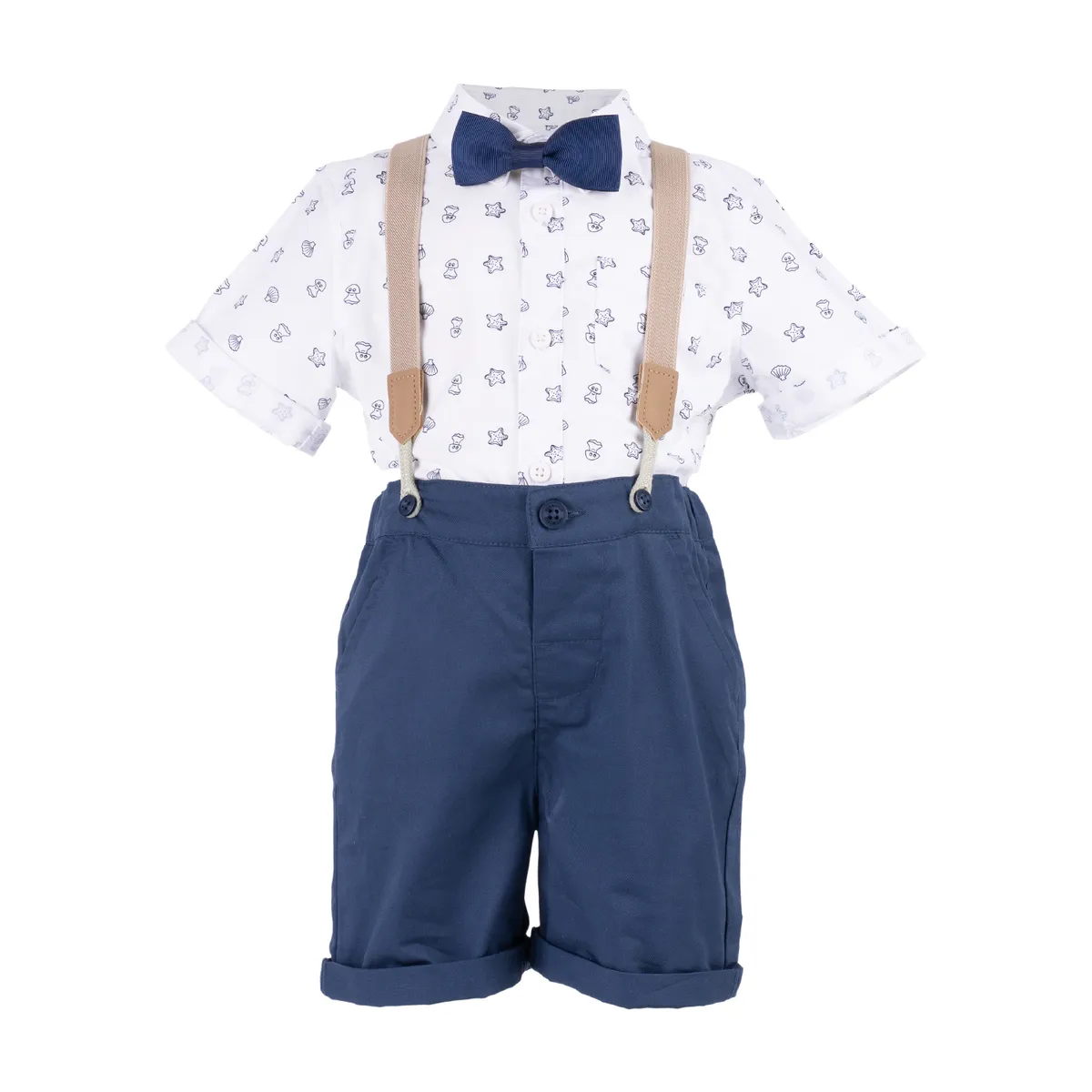 REDWOOD - Conjunto Short Tirantes Bebé Niño
