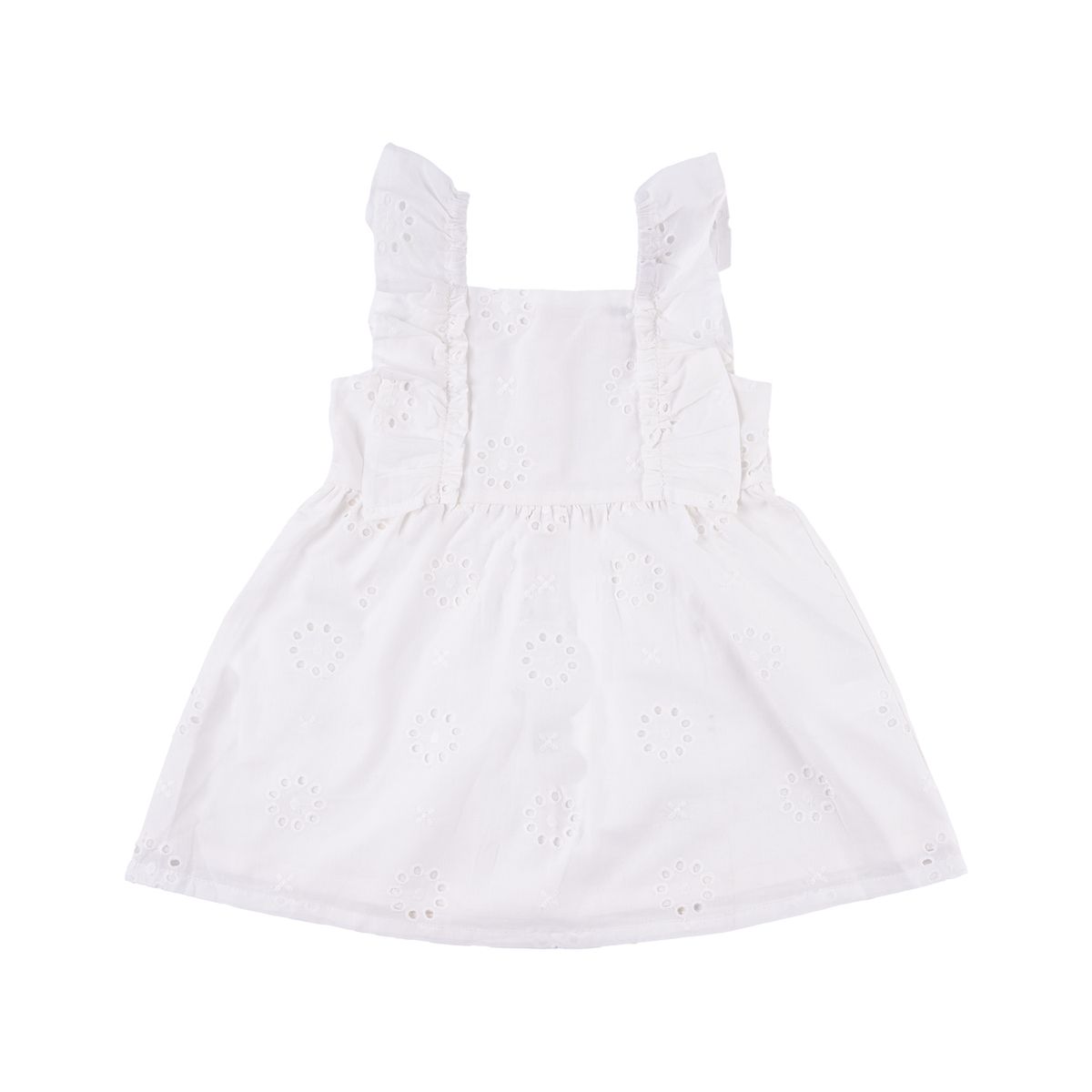 REDWOOD - Vestido Rayas Boton Bebé Niña