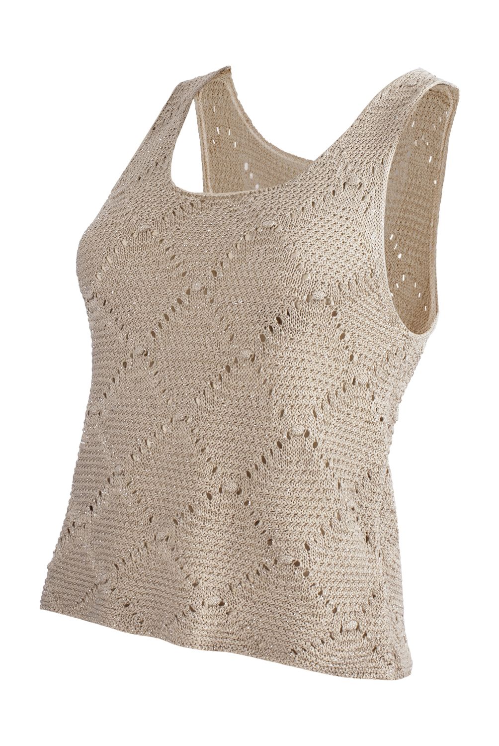 REDWOOD - Top Tejido Lurex Mujer Redwood