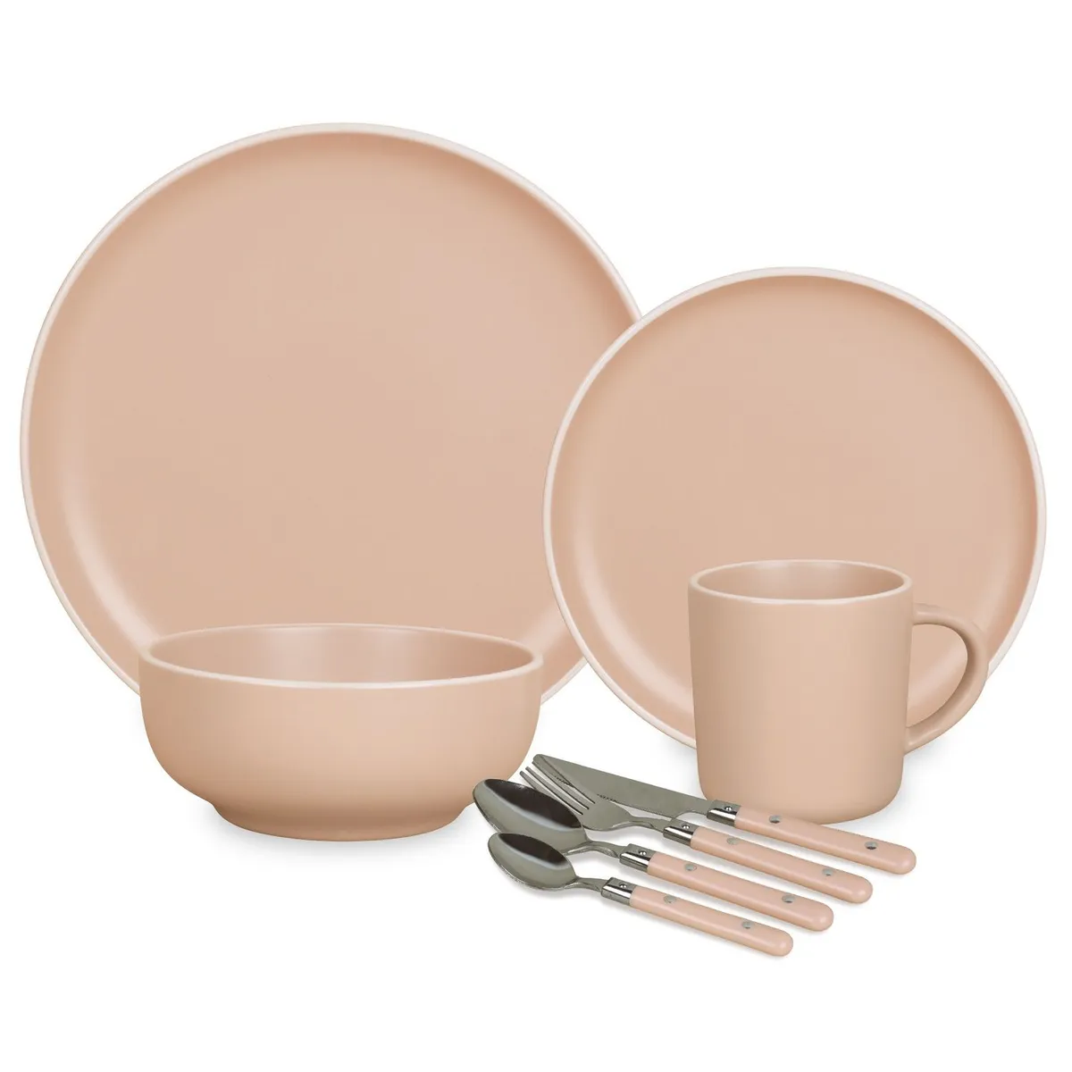 Casa Joven - Set Vajilla Mocca 32 Piezas