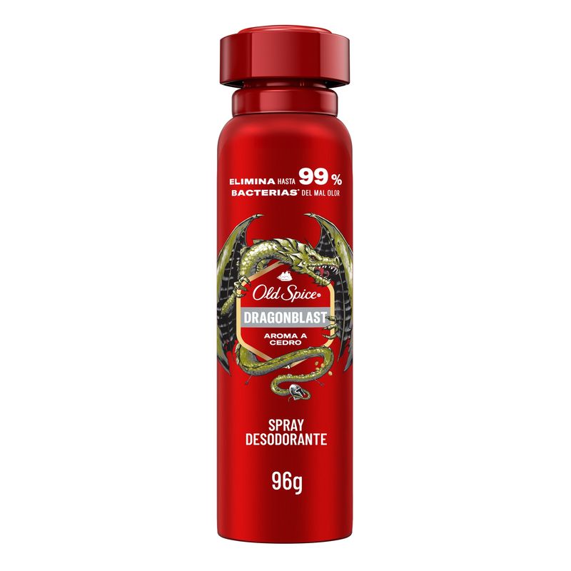 OLD SPICE - Desodorante en Spray Old Spice Dragón Cedro Envase 150 mL