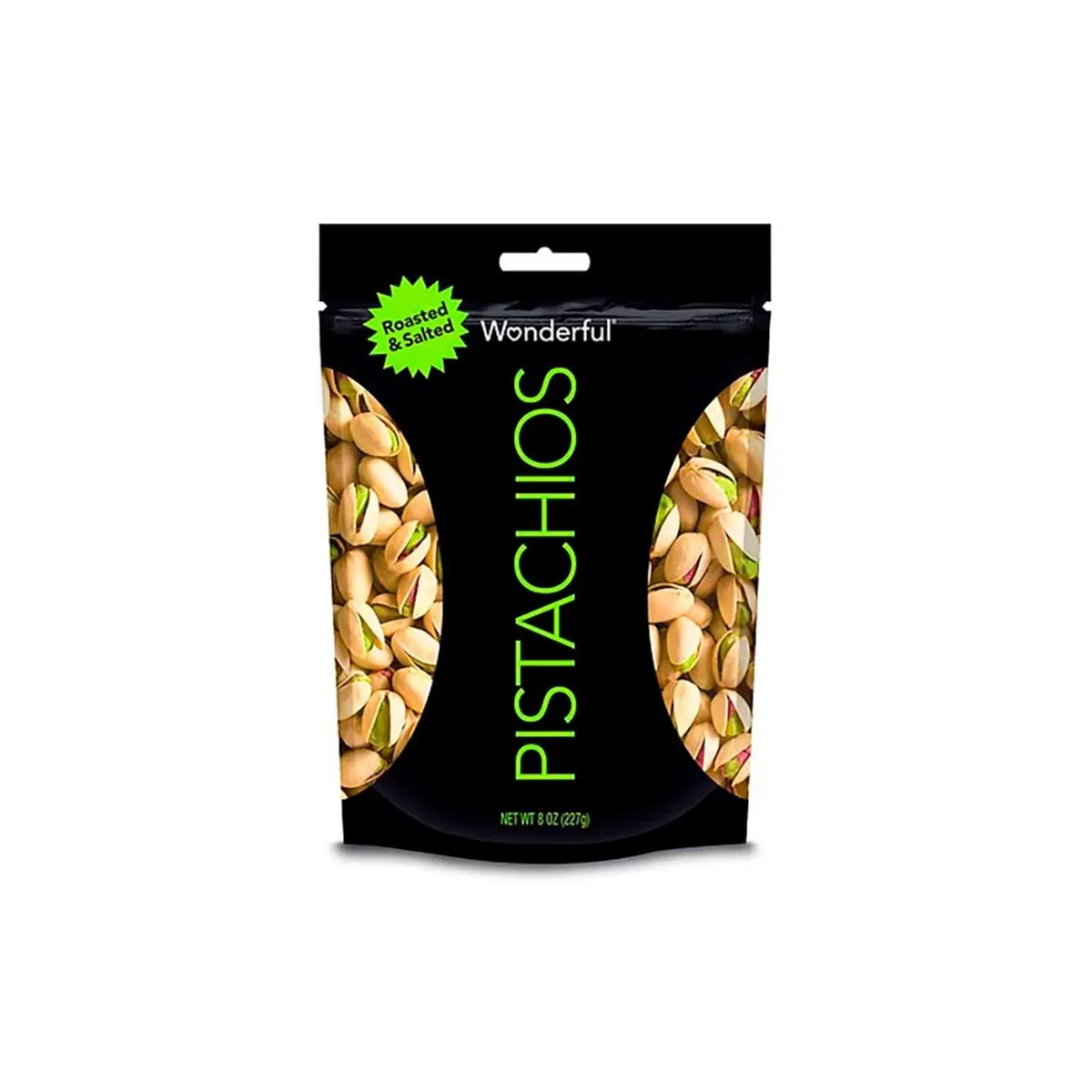 WONDERFUL - Pistachos Tostados y Salados Wonderful Bolsa 227 g