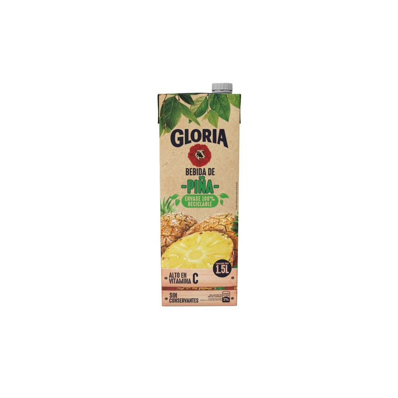 GLORIA - Bebida de Piña Gloria Caja 1.5 L