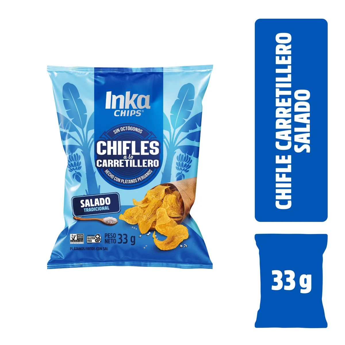 INKA CHIPS - Chifles Inka Chips Salado Bolsa 33 g