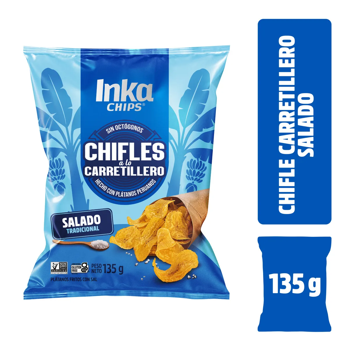 INKA CHIPS - Chifles Inka Chips Salado Bolsa 135 g