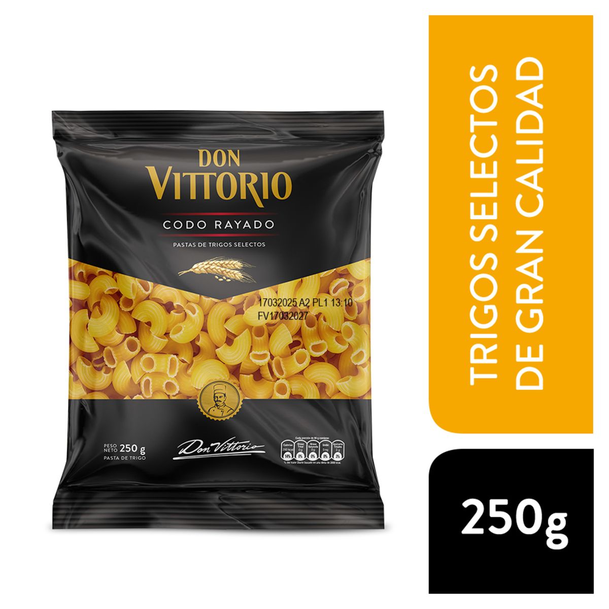 DON VITTORIO - Codito Rayado Don Vittorio Paquete 250 g