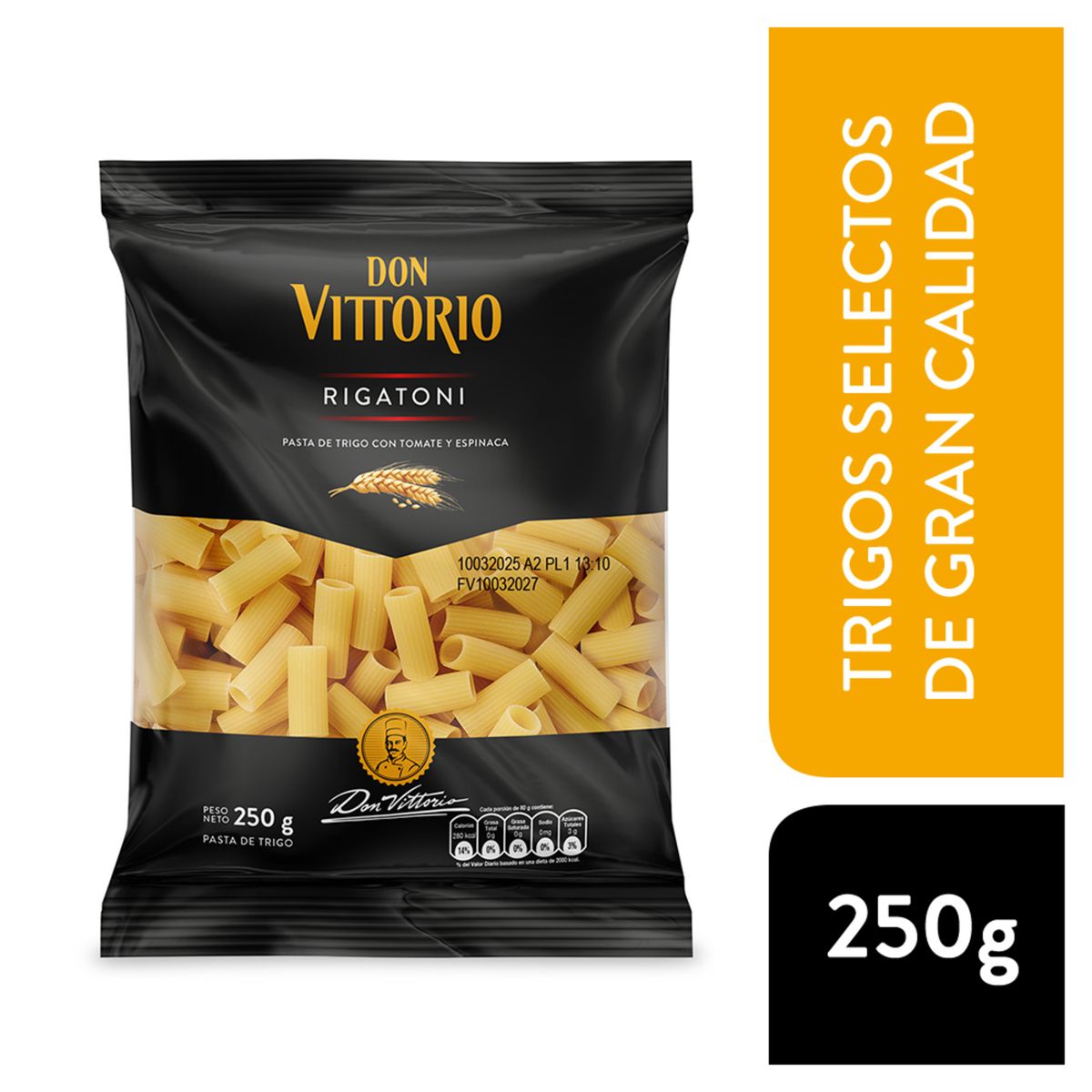 DON VITTORIO - Rigatoni Don Vittorio Bolsa 250 g