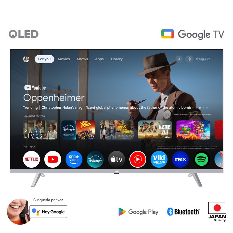  - Televisor JV 50'' QLED Google TV